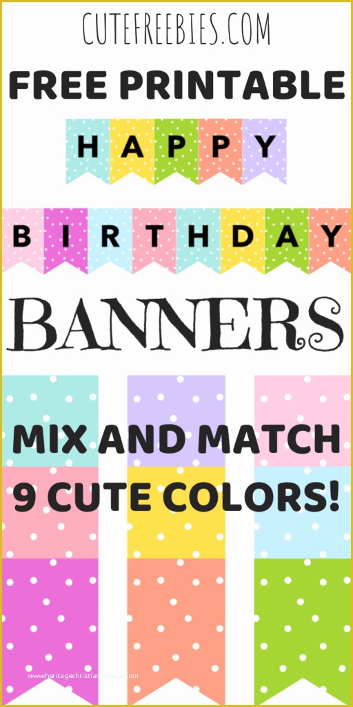 Happy Birthday Banner Template Free Of Happy Birthday Banners Buntings Free Printable