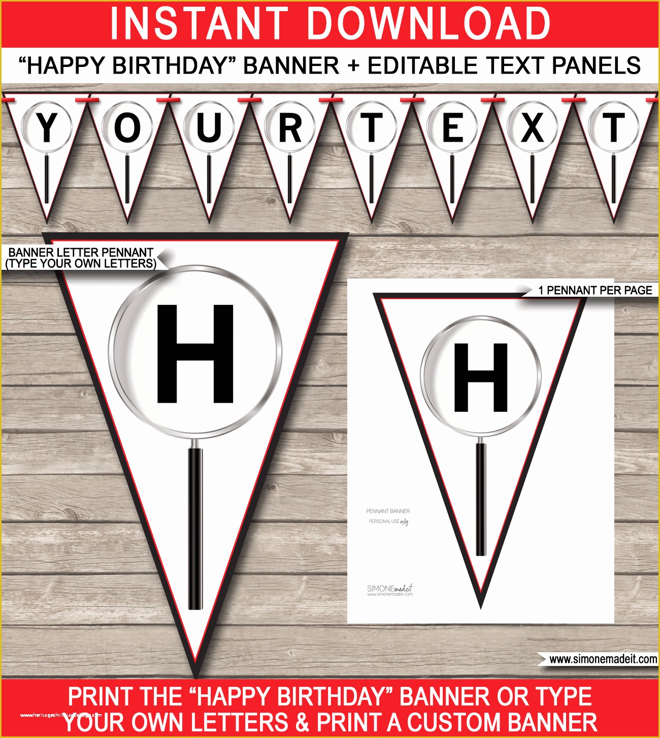 Happy Birthday Banner Template Free Of Spy Party Banner Template