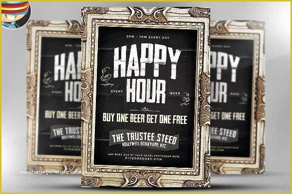 Happy Hour Flyer Template Free Of 22 Happy Hour Flyer Templates Word Psd Ai Eps format
