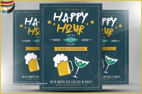 Happy Hour Flyer Template Free Of 22 Happy Hour Flyer Templates Word Psd Ai Eps format