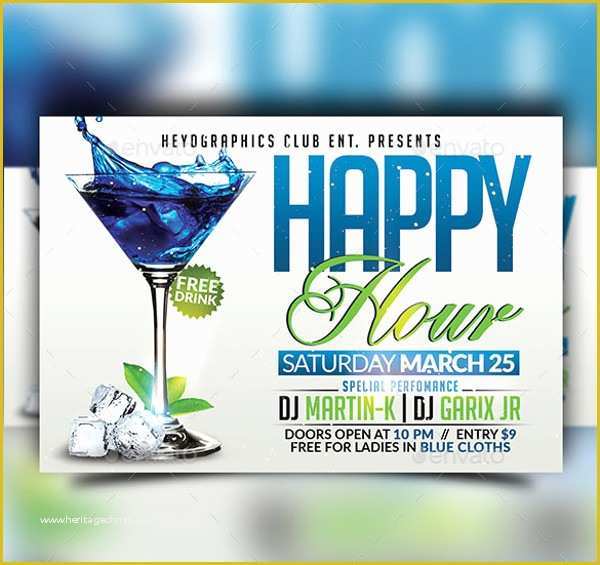 Happy Hour Flyer Template Free Of 23 Happy Hour Flyer Templates Psd Vector Eps Jpg
