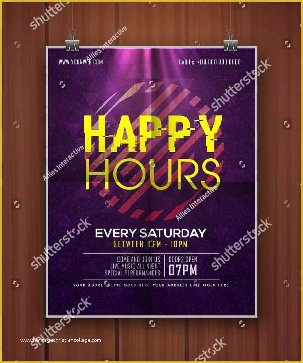 Happy Hour Flyer Template Free Of 24 Happy Hour Flyer Templates Free Psd Ai Eps format