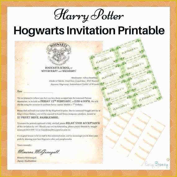 Harry Potter Baby Shower Invitation Template Free Of Harry Potter Baby Shower Invitations – Balletfactory