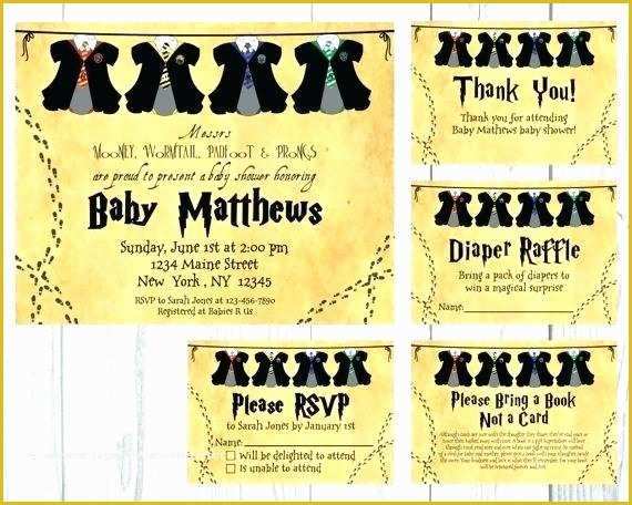 Harry Potter Baby Shower Invitation Template Free Of Harry Potter Baby Shower Invitations Harry Potter Baby