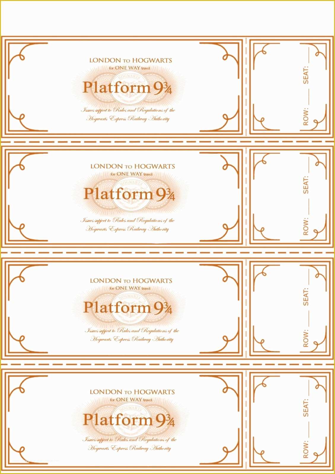 Harry Potter Invitation Template Free Of I Do A Dime Harry Potter Party