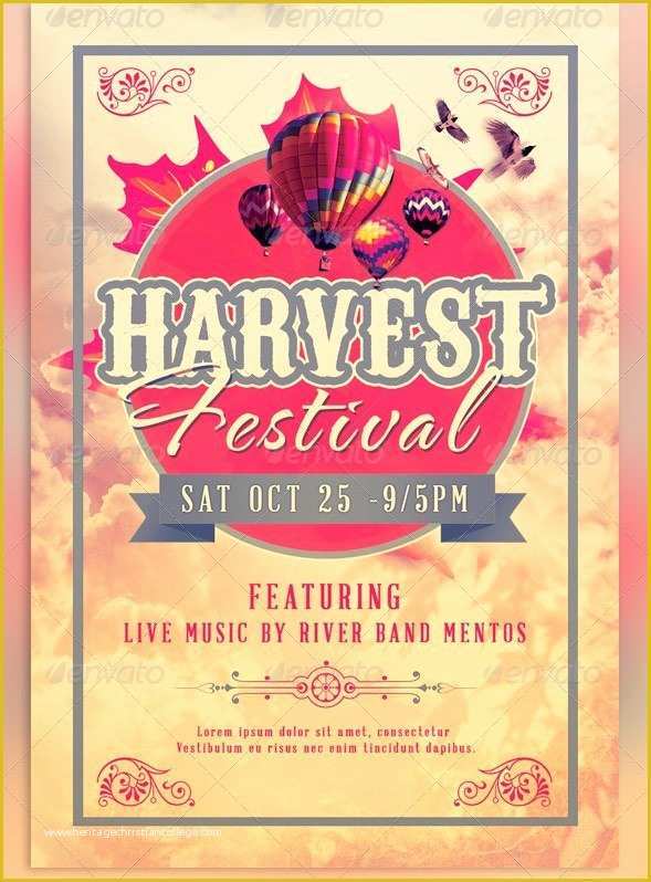 Harvest Festival Flyer Free Template Of Beautiful Harvest and Thanksgiving Flyer Templates