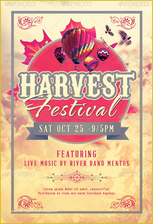 Harvest Festival Flyer Free Template Of Best Harvest and Thanksgiving Flyer Templates