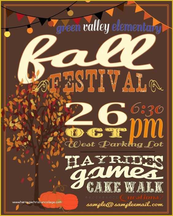 Harvest Festival Flyer Free Template Of Fall Festival Flyer Templates Free Ktunesound