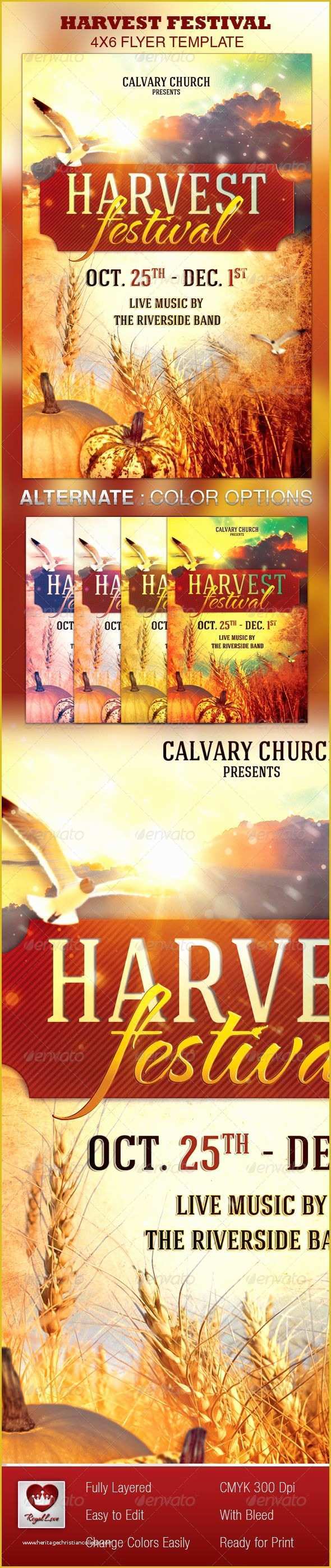 Harvest Festival Flyer Free Template Of Harvest Festival Church Flyer Template