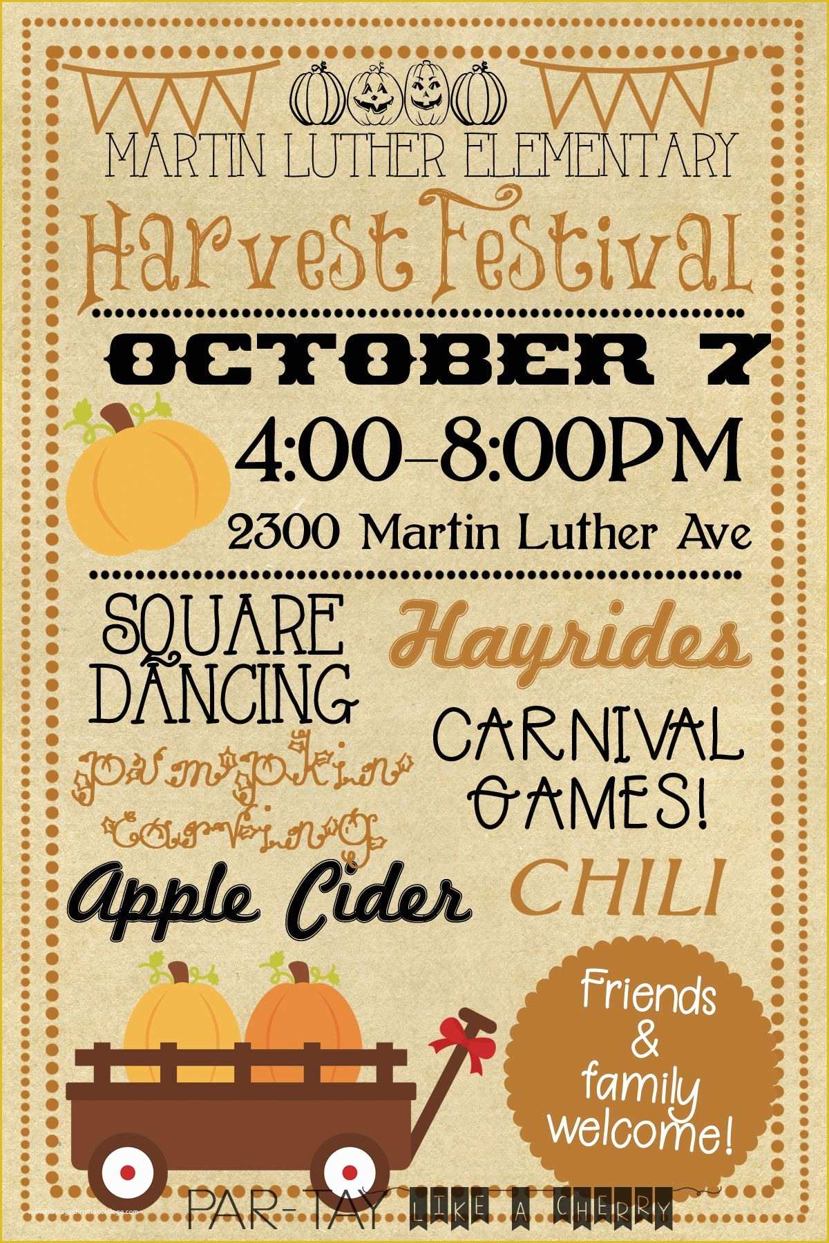 Harvest Festival Flyer Free Template Of Harvest Festival Invitation