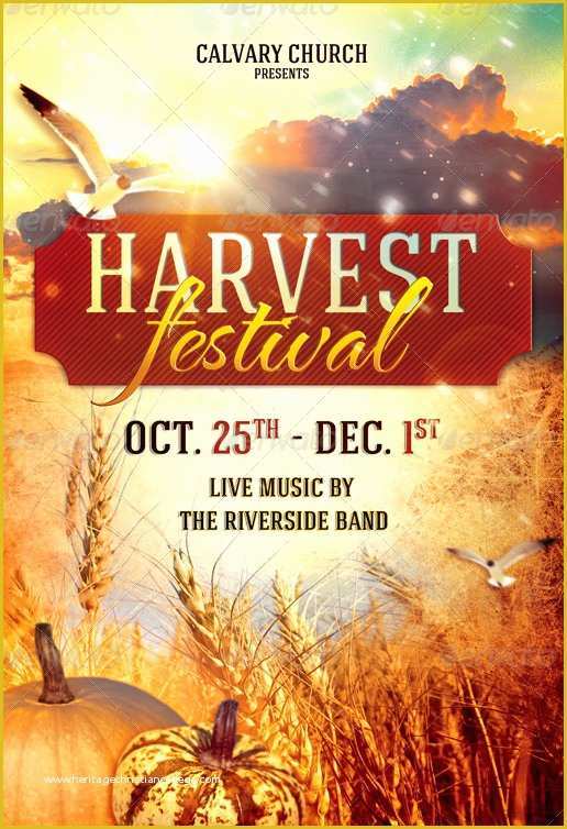 Harvest Festival Flyer Free Template Of Index Of Cdn 10 2013 58