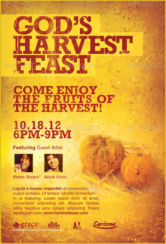 Harvest Festival Flyer Free Template Of Index Of Cdn 29 1994 452