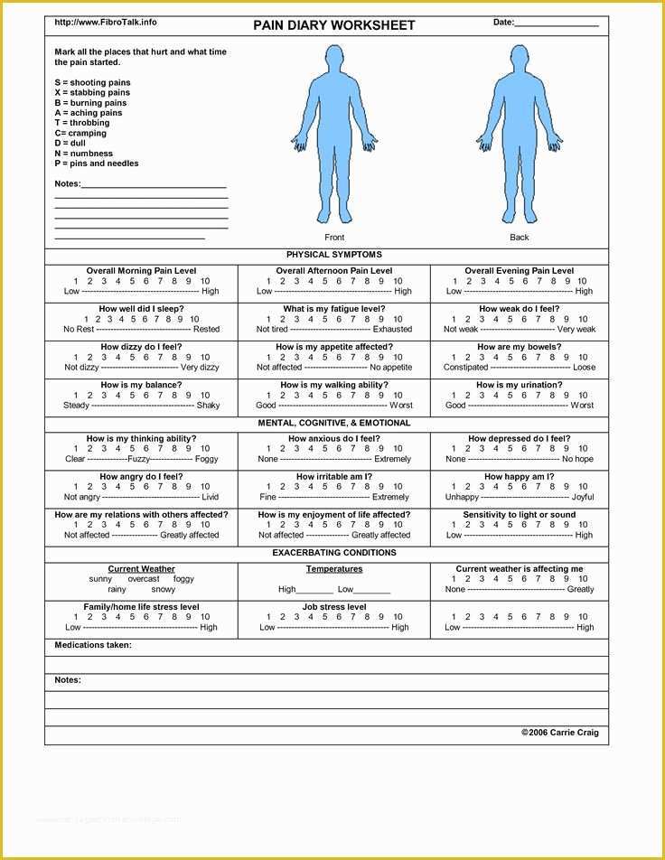 Headache Diary Template Free Of 91 Best Struggles Pain Trackers &amp; Diaries Images On