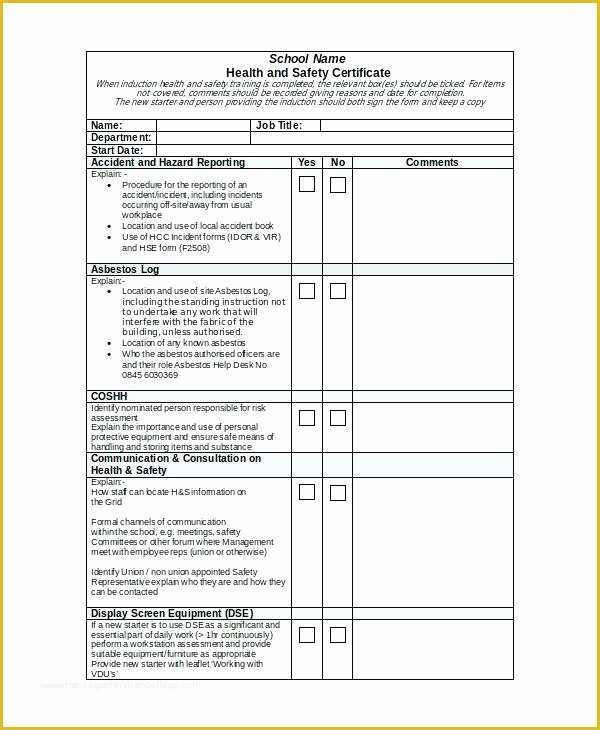 Health and Safety Manual Template Free Of Health and Safety Manual Template – Illwfo