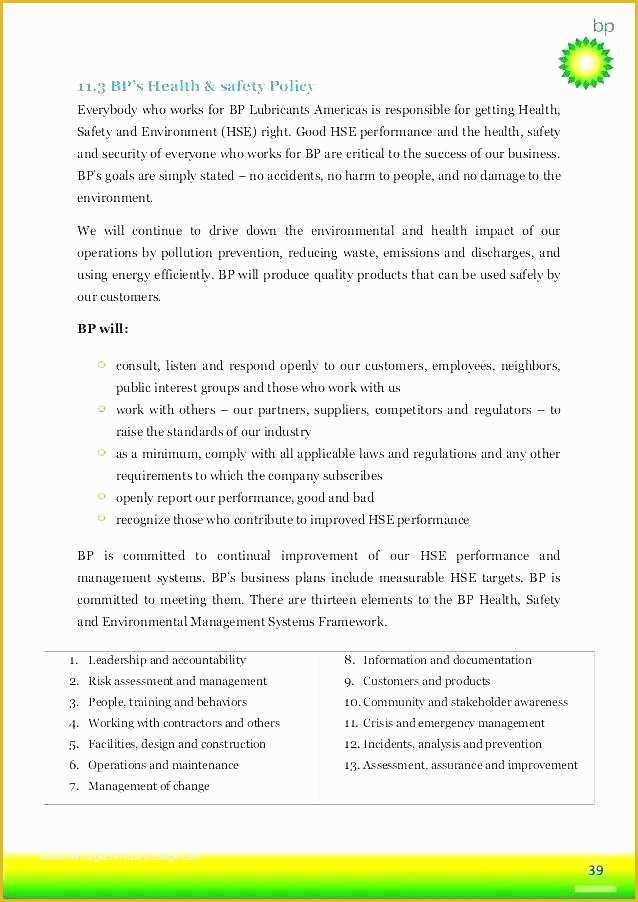 Health and Safety Manual Template Free Of Safety Manual Template