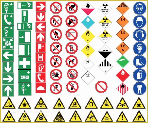 Health and Safety Powerpoint Templates Free Download Of Health and Safety Signs Free Vector
