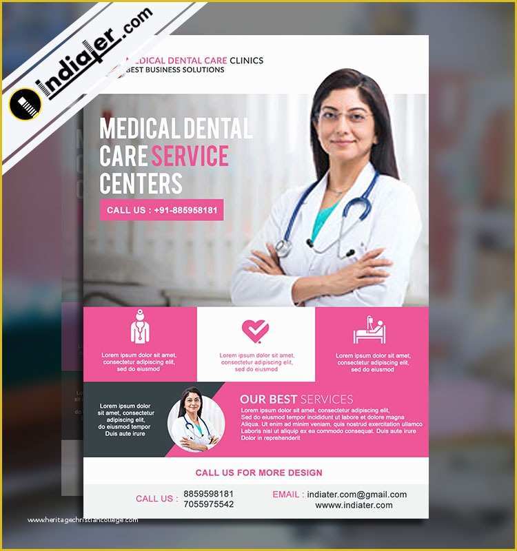 Health Care Flyer Template Free Of Free Health Care Flyer Psd Template Indiater
