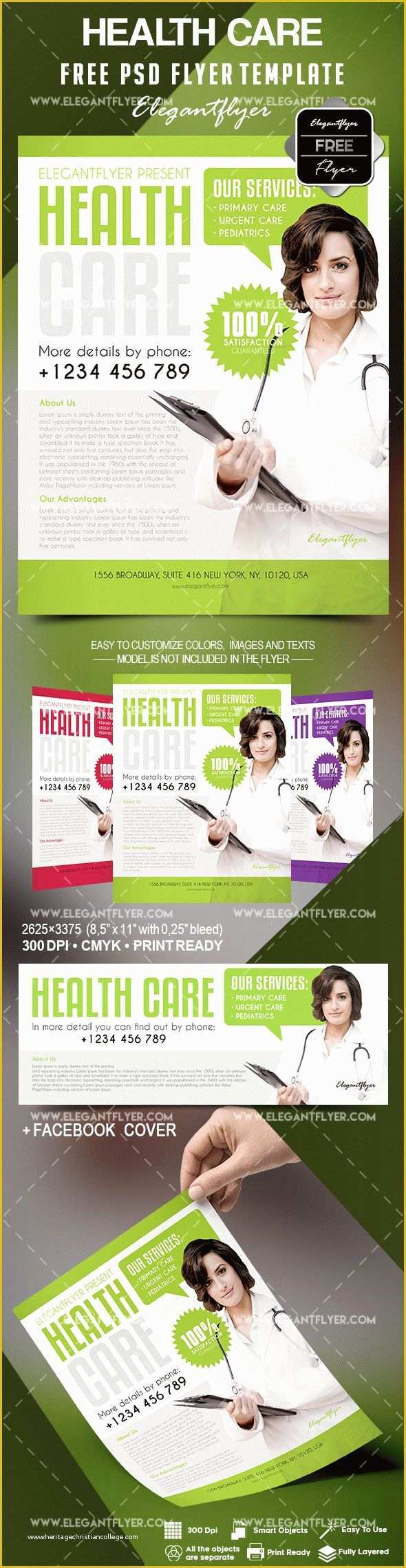 Health Care Flyer Template Free Of Free Health Care Flyer Template – by Elegantflyer