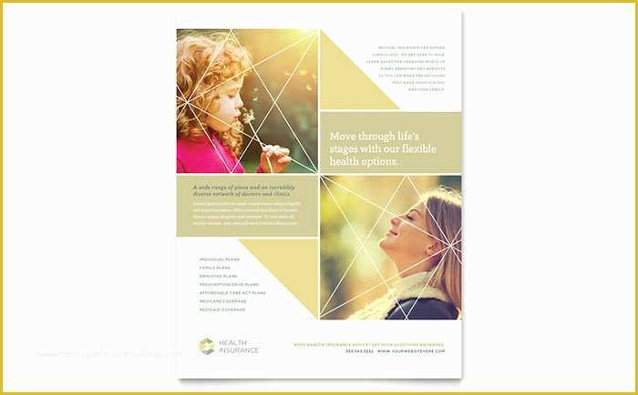 Health Care Flyer Template Free Of Health Insurance Flyer Template Word & Publisher