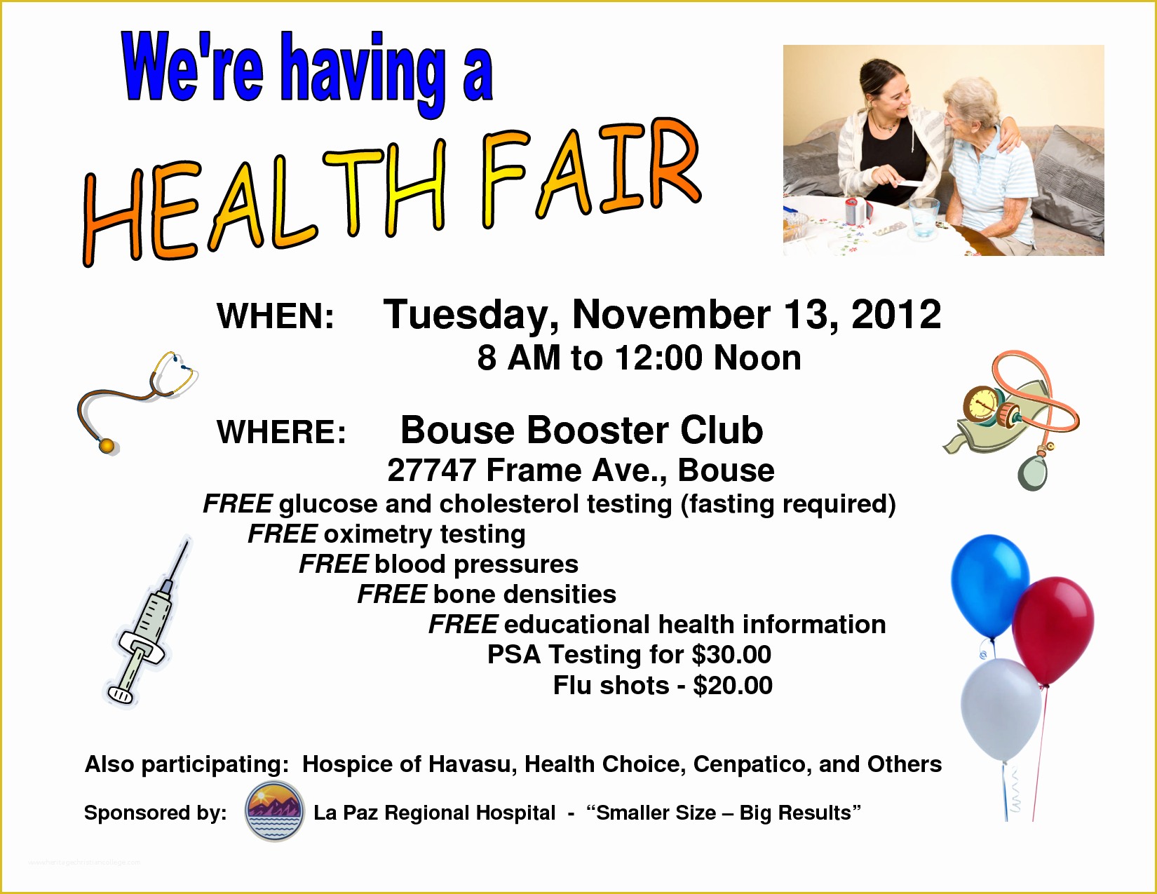 Health Fair Flyer Template Free Of 7 Best Of Health Fair Flyer Template Health and