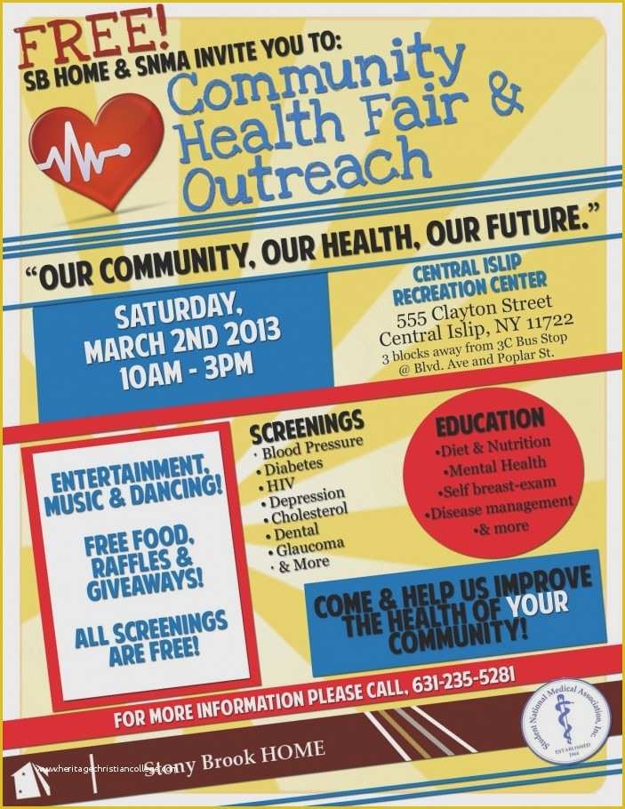 Health Fair Flyer Template Free Of Free Mental Health Brochure Templates Condo Financials