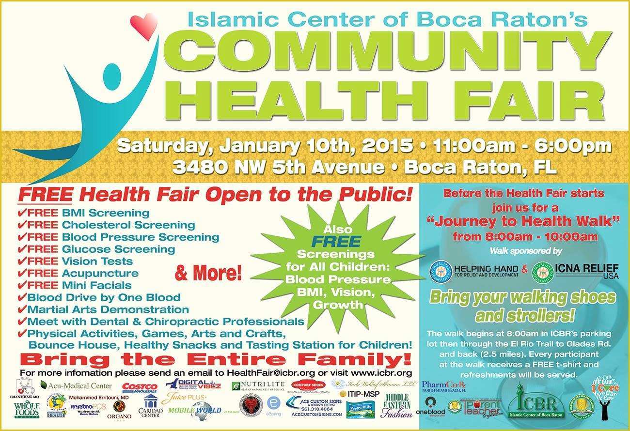 Health Fair Flyer Template Free Of Health Fair Flyer Template Yourweek 4aa442eca25e