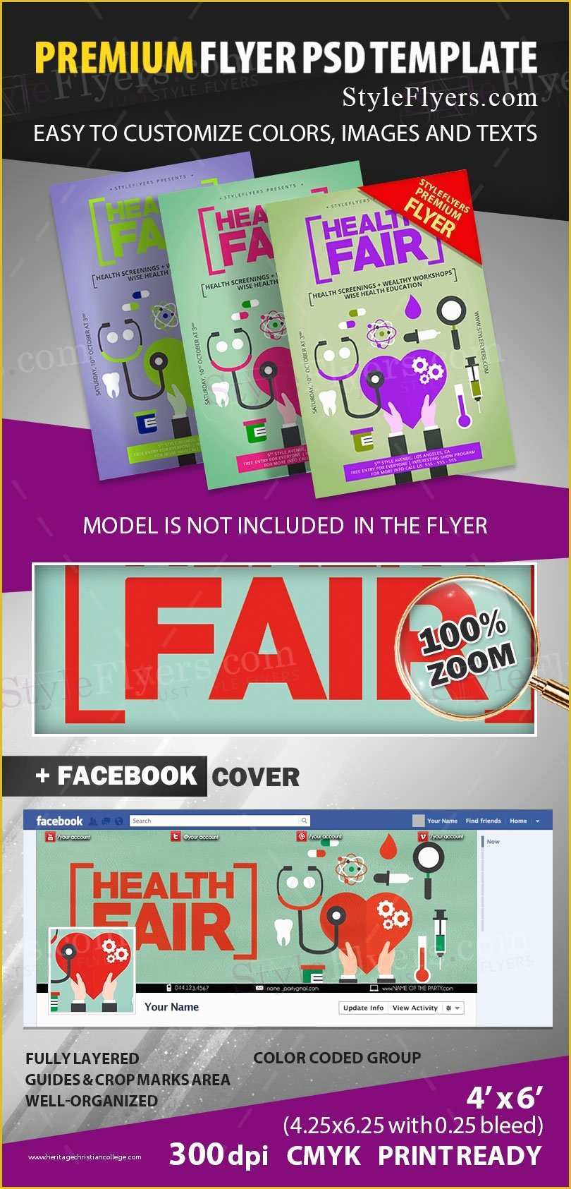 Health Fair Flyer Template Free Of Health Fair Psd Flyer Template Styleflyers