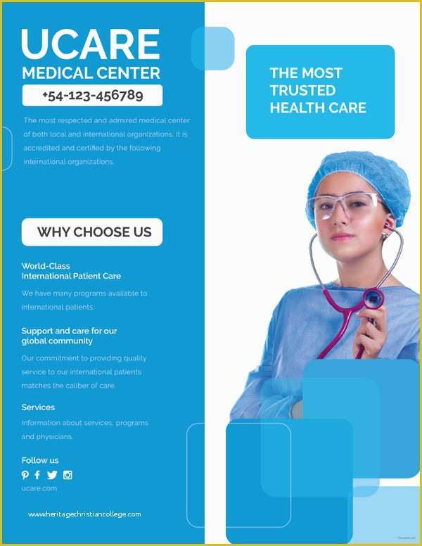 Healthcare Brochure Templates Free Download Of Free Flyer Templates – 38 Free Pdf Psd Ai Vector Eps