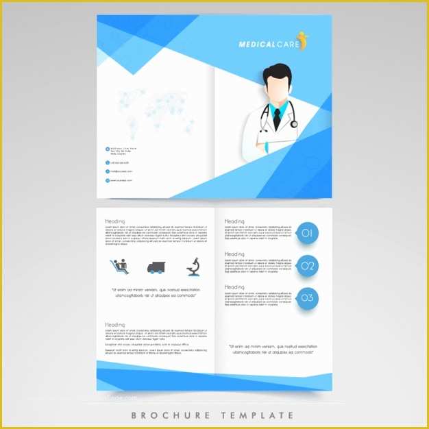 Healthcare Brochure Templates Free Download Of Medical Brochure Template Vector