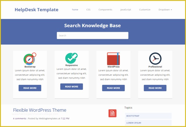 Help Desk Website Template Free Download Of Helpdesk theme A Responsive Helpdesk Blogger Template