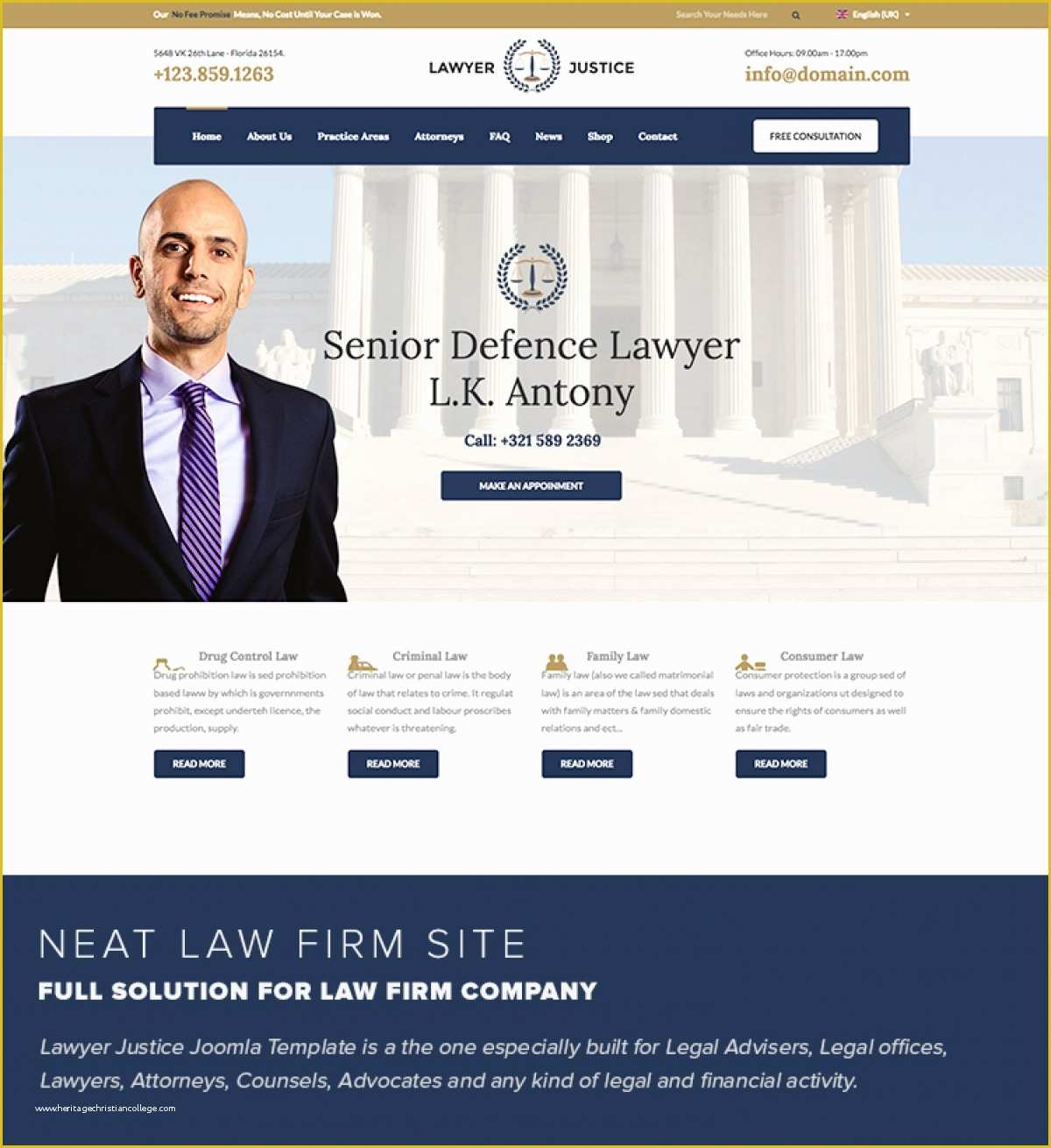 Help Desk Website Template Free Download Of Lawyer Justice