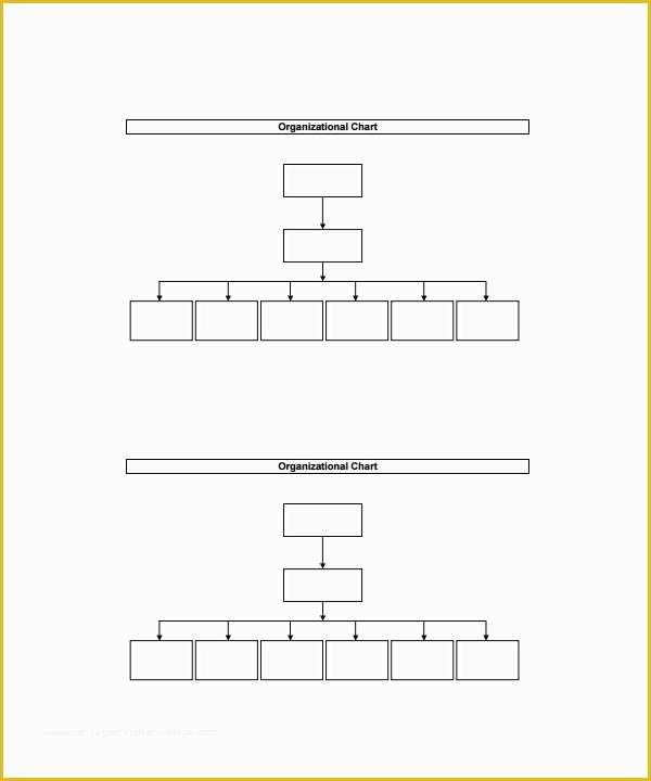 Hierarchy Chart Template Free Of 17 Sample organizational Chart Templates – Pdf Word