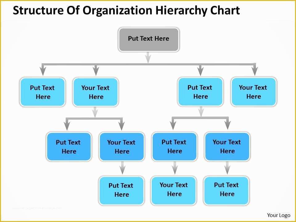 Hierarchy Chart Template Free Of Business Diagram Templates Structure organization