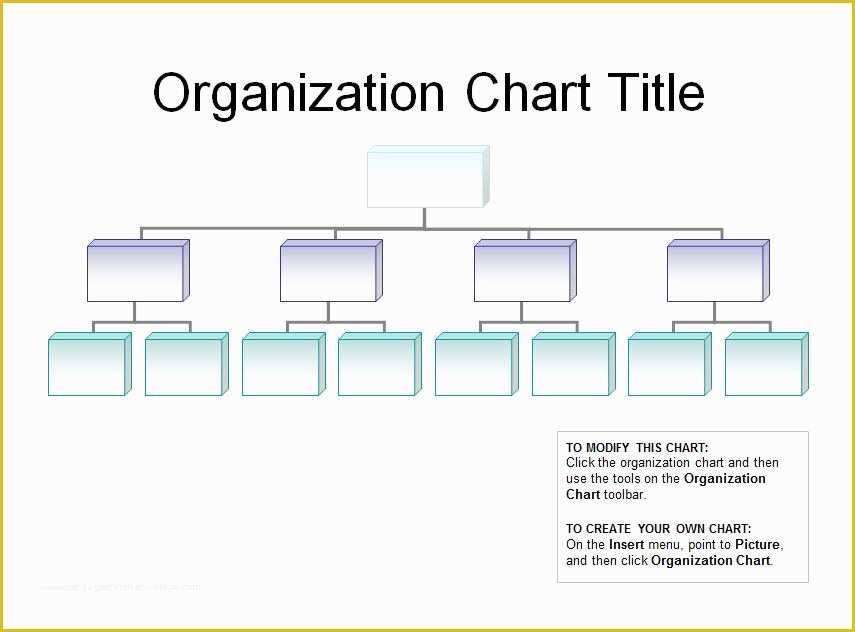 Hierarchy Chart Template Free Of organization Powerpoint Template