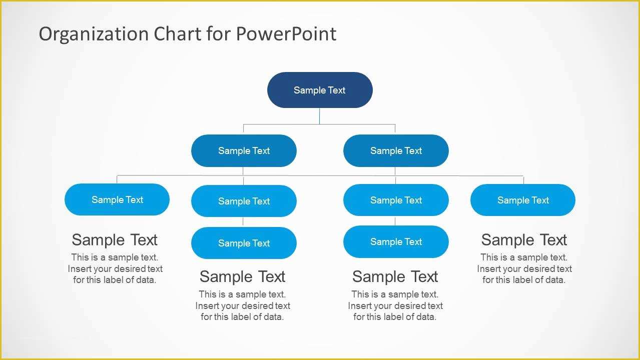 Hierarchy Chart Template Free Of Simple organizational Chart Template for Powerpoint