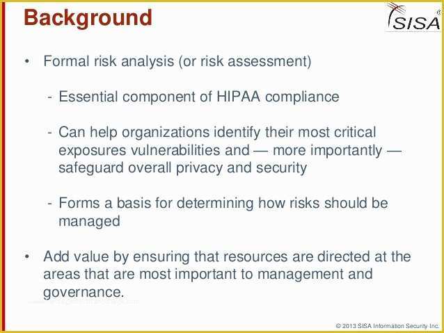 Hipaa Security Risk assessment Template Free Of Hipaa Risk Analysis 1 4