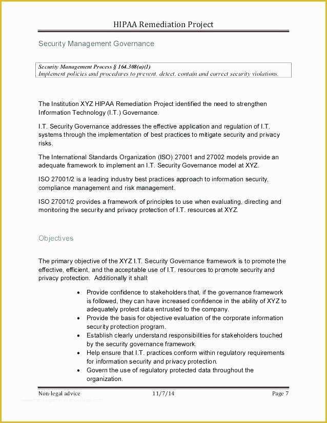 Hipaa Security Risk assessment Template Free Of Hipaa Security Risk assessment Template Free