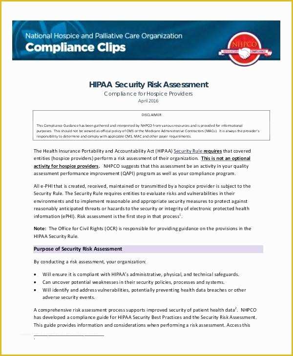 Hipaa Security Risk assessment Template Free Of Introducing the Updated Sample Privacy forms and Policies