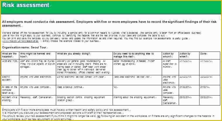 Hipaa Security Risk assessment Template Free Of Risk Analysis Security Template Hipaa assessment Example