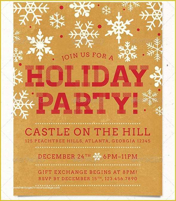 Holiday Party Flyer Template Free Of 18 Nice Holiday Flyer Templates – Desiznworld