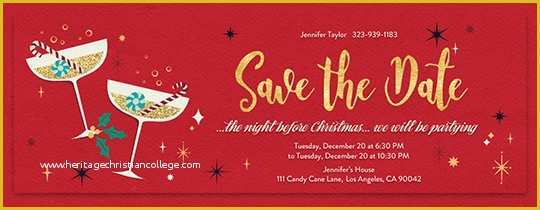 Holiday Save the Date Free Templates Of Free Save the Date Invitations and Cards