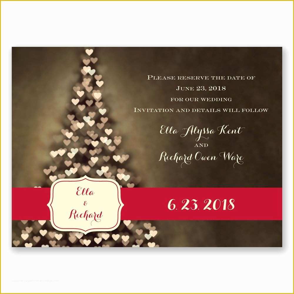 Holiday Save the Date Templates Free Of All Aglow Holiday Card Save the Date