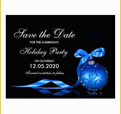 Holiday Save the Date Templates Free Of Holiday Party Save the Date Templates Postcard