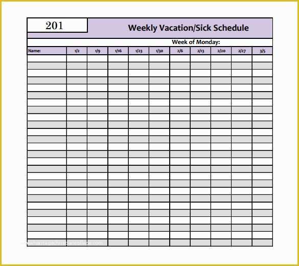 Holiday Schedule Template Free Of 9 Holiday Schedule Templates Free Word Excel Pdf