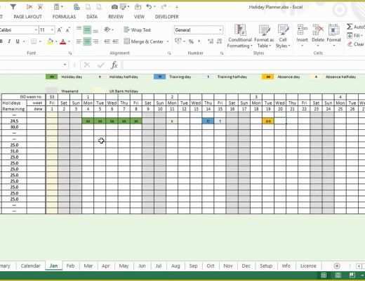 Holiday Schedule Template Free Of Excel Holiday Calendar