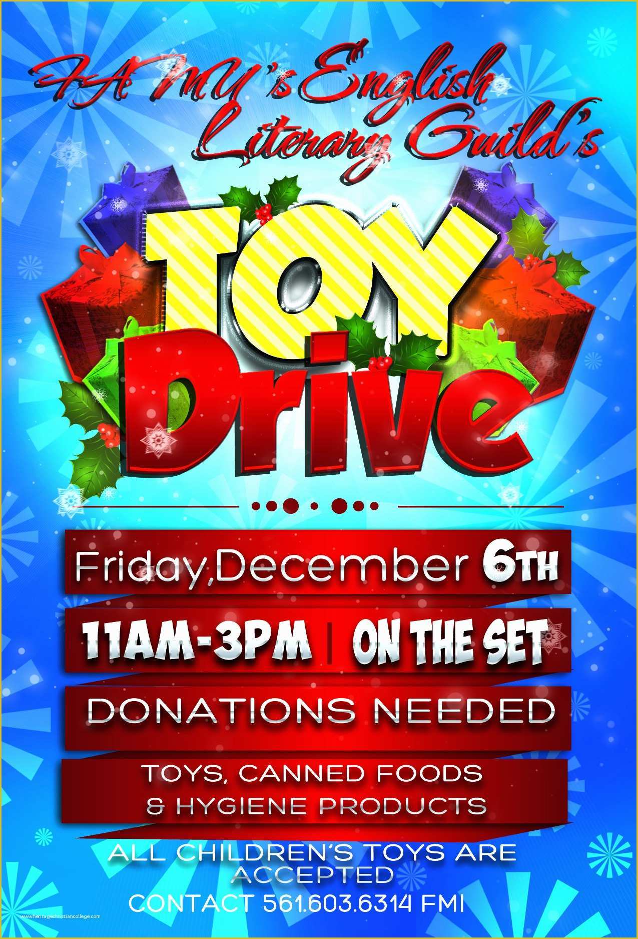 Holiday toy Drive Flyer Template Free Of Spiritual Harvest Church Flyer Template
