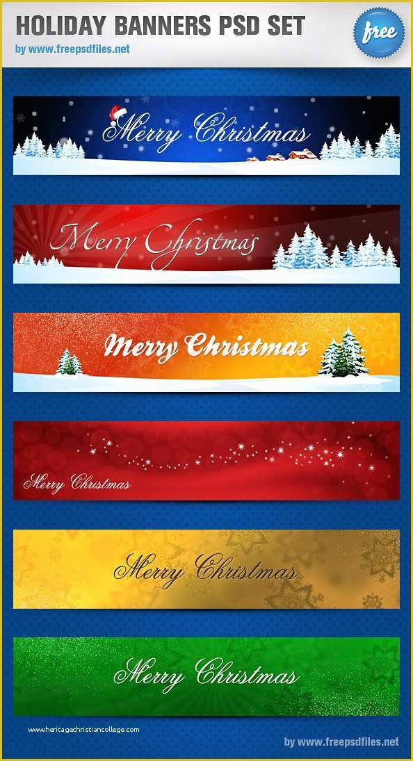 Holiday Website Templates Free Of 11 Christmas Banner Psd Free Psd Banner Templates