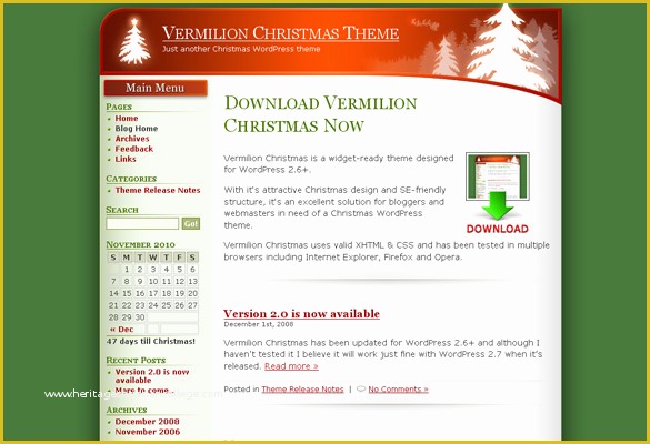 Holiday Website Templates Free Of 18 Christmas Website themes & Templates