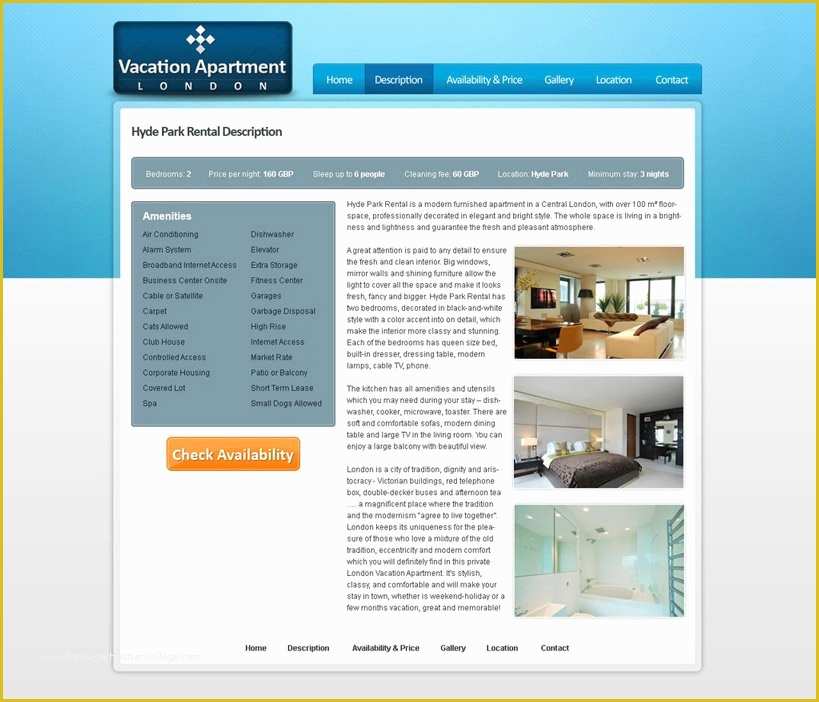 Holiday Website Templates Free Of Free Holiday Home Web Template 12