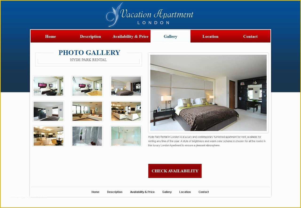 Holiday Website Templates Free Of Holiday Home Website Template 4